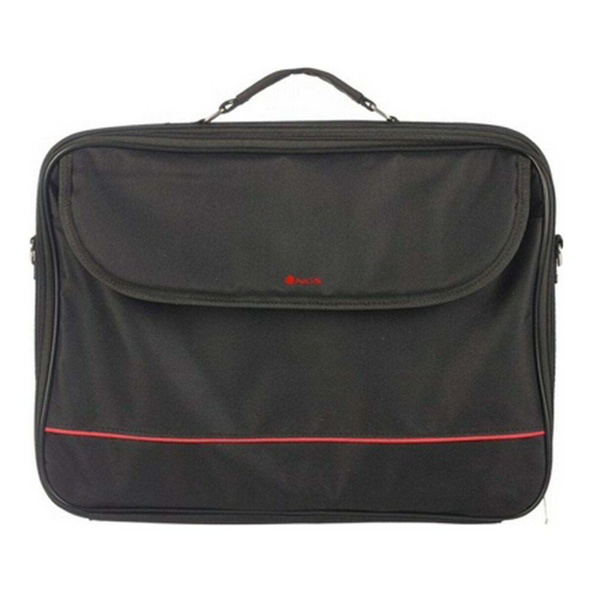 Monray Laptop Case PASSENGERPLUS 18" - sort nylon mappe