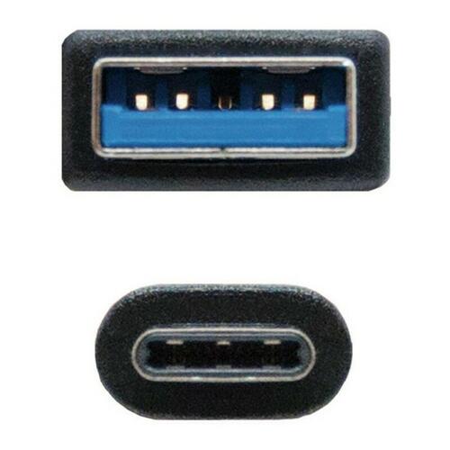 USB til mini USB-kabel NANOCABLE 10.01.4001-L150 (1,5M) Sort