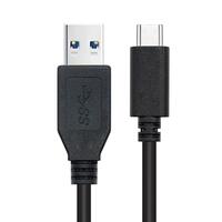 USB A til USB-C-kabel NANOCABLE 10.01.4002 Sort 2 m (1 enheder)