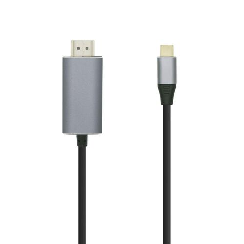 USB-C til HDMI-kabel Aisens A109-0393 Sort 1,8 m 4K Ultra HD