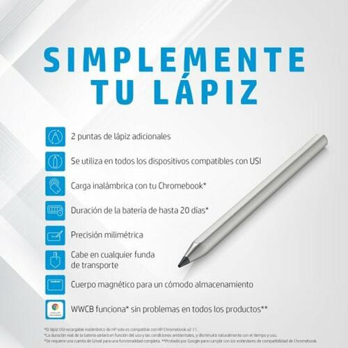 Grafisk tablet HP 3V1V2AA Sølvfarvet