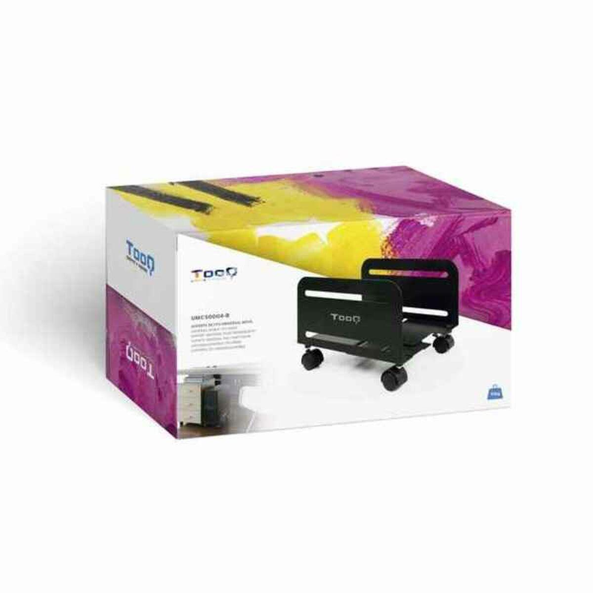 TooQ CPU-holder med hjul UMCS0004-B - sort, metal