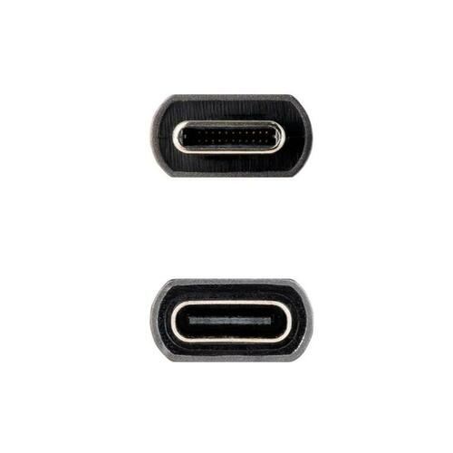 USB-C forlængerkabel NANOCABLE 10.01.4400 Sort 50 cm (1 enheder)