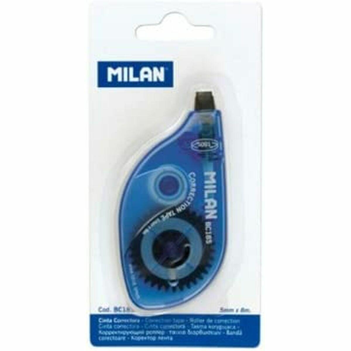 Milan rettetape 80185 - hvid, 5 mm × 8 m
