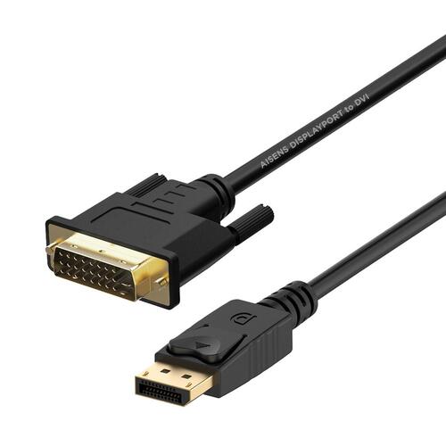 DisplayPort til DVI-mellemstik Aisens A125-0366 Sort 2 m