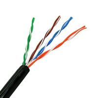 UTP kategori 5 stift netværkskabel NANOCABLE 10.20.0304-EXT-BK 305 m Sort 305 m