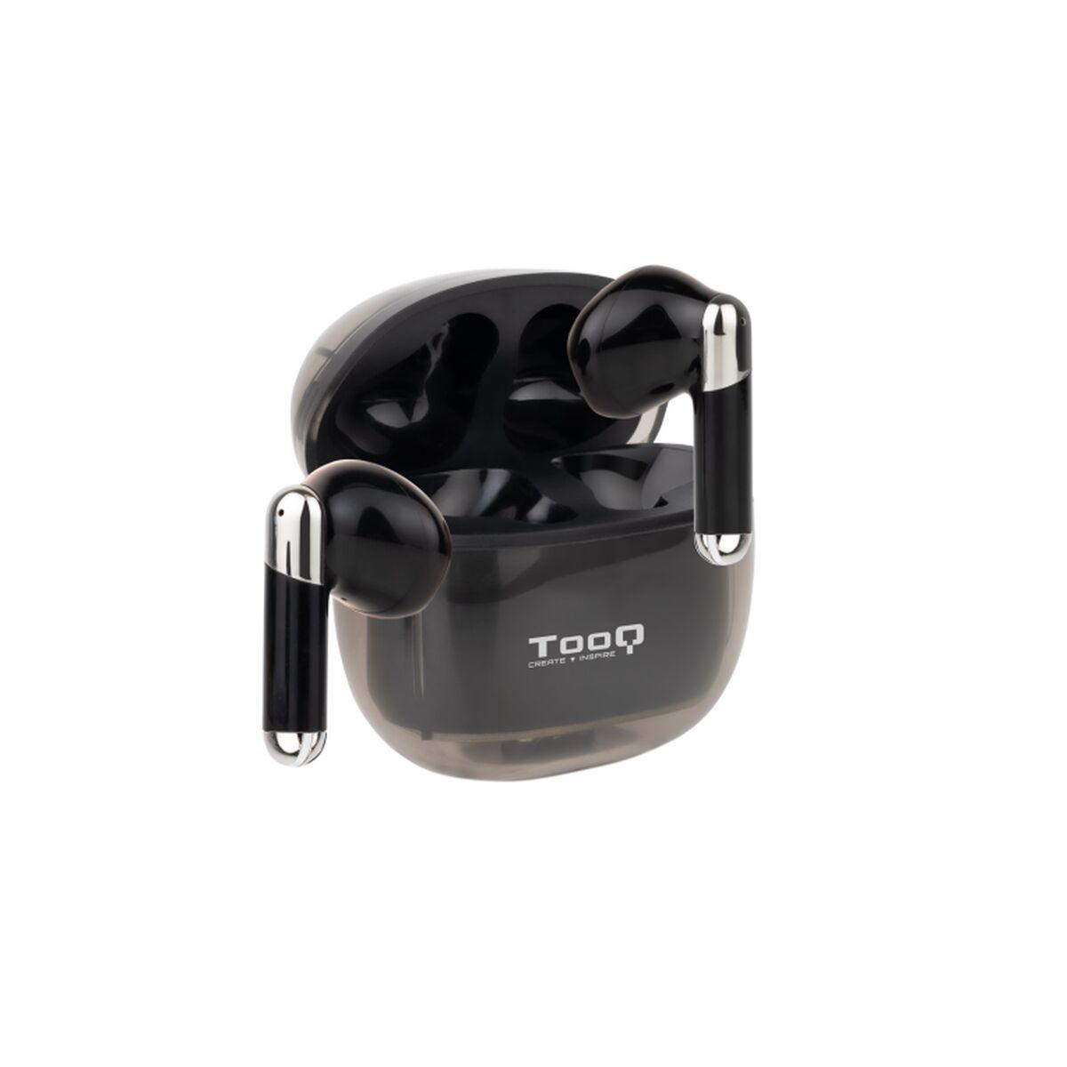 Trådløse in-ear høretelefoner med mikrofon TooQ TQBWH-0054B - sort