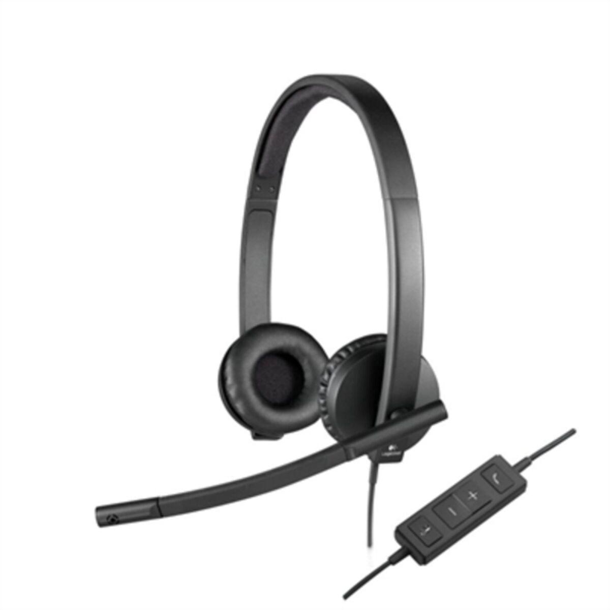 Hovedtelefoner Logitech 981-000575 Sort