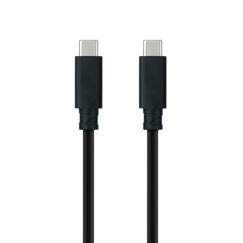 USB-C-kabel NANOCABLE 10.01.4100 Sort 50 cm (1 enheder)