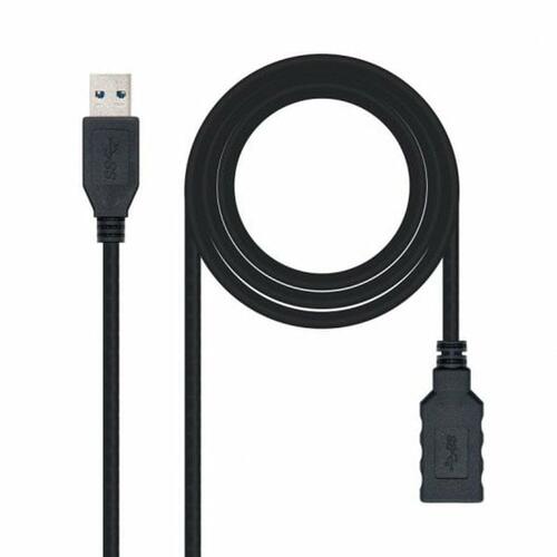 USB-kabel NANOCABLE 10.01.0903-BK Sort 3 m