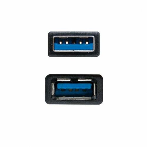 USB-kabel NANOCABLE 10.01.0903-BK Sort 3 m