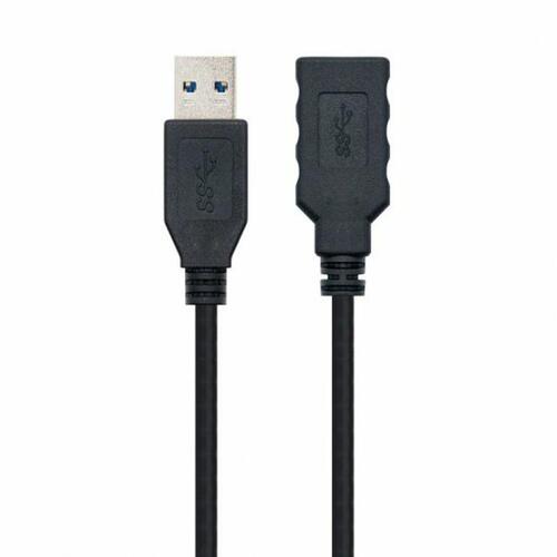 USB-kabel NANOCABLE 10.01.0903-BK Sort 3 m