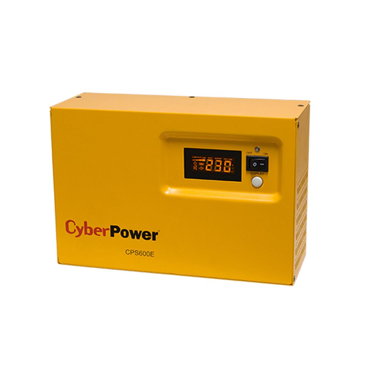 Cyberpower CPS600E Interaktiv UPS - 420 W, gul/sort/hvid