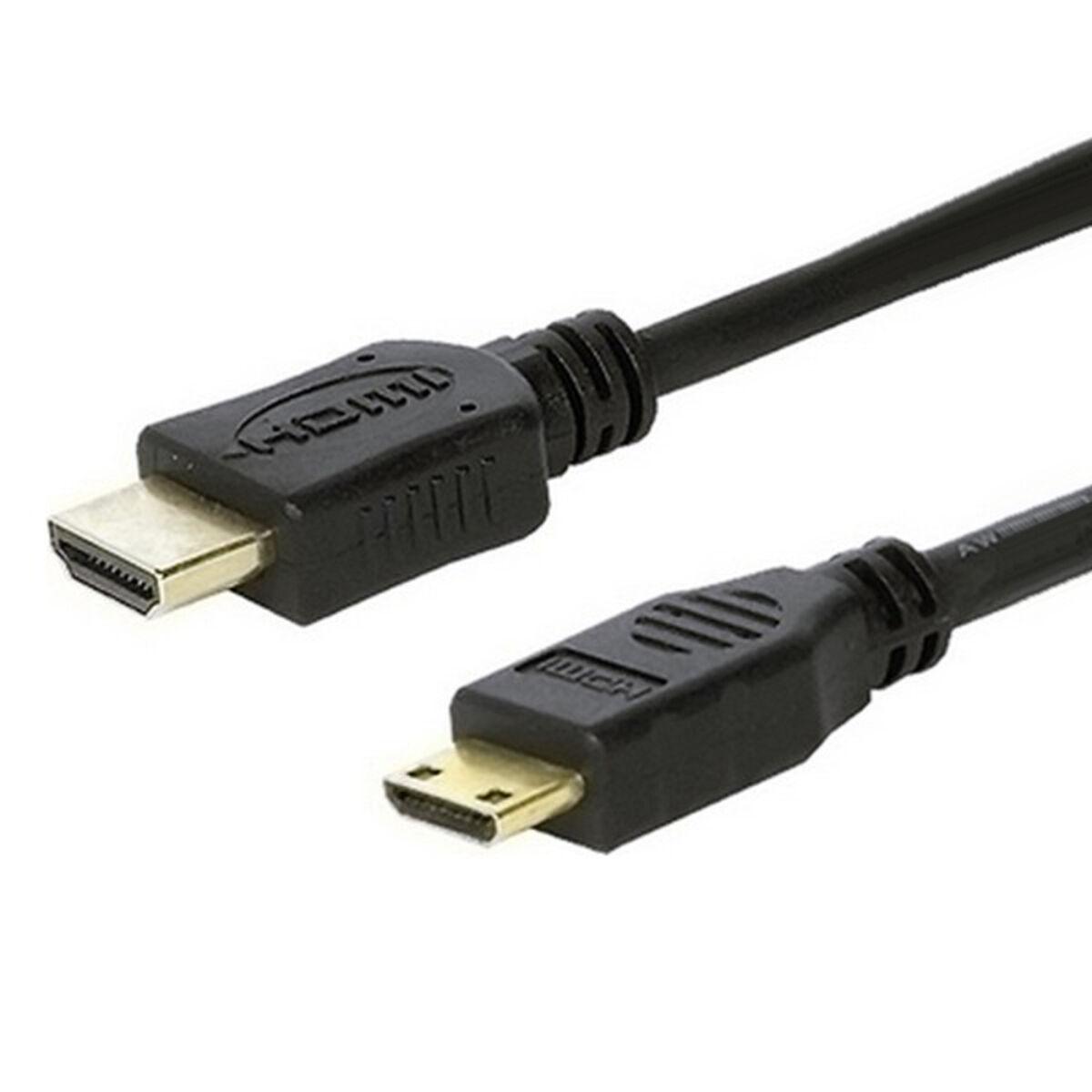 NANOCABLE HDMI til Mini HDMI kabel 1,8 m - Sort