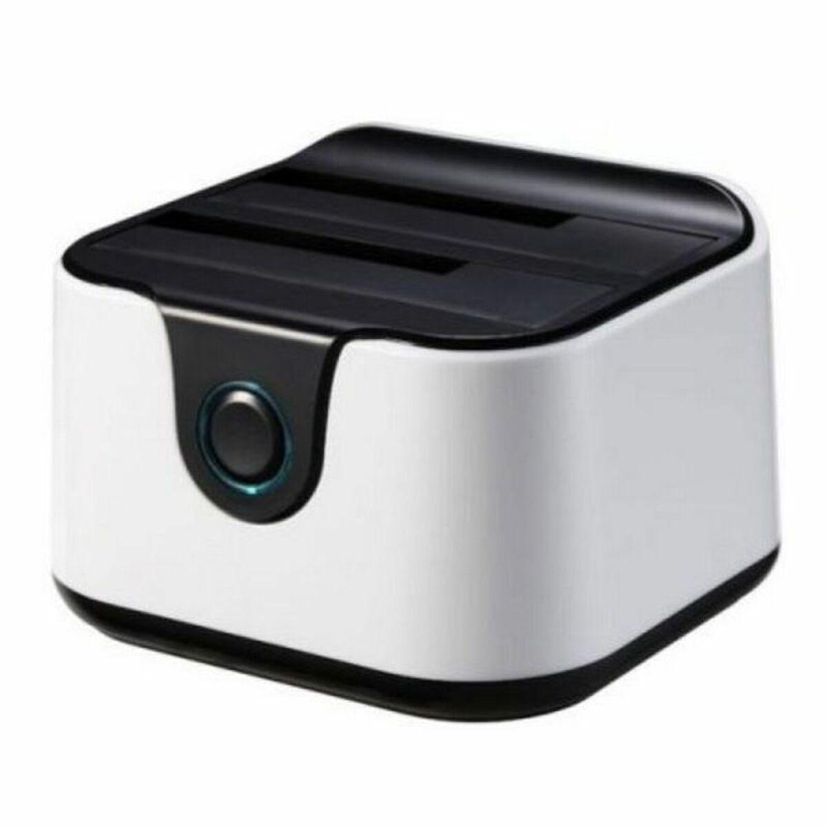 TooQ Dual dockingstation TQDS-802BW - 2,5"/3,5" SATA til USB 3.0
