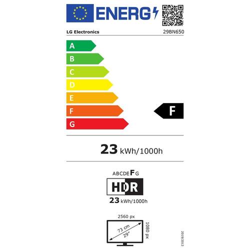 Skærm LG 29BN650-B UltraWide Full HD 29" 75 Hz IPS HDR10