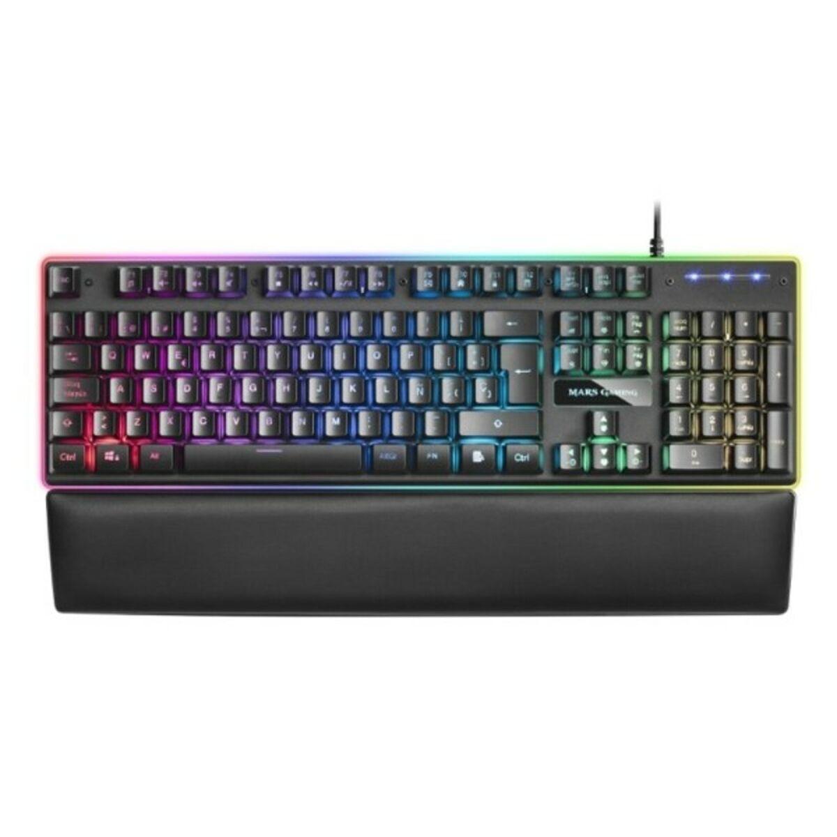 Mars Gaming MK320ES RGB gaming-tastatur (USB, spansk layout)