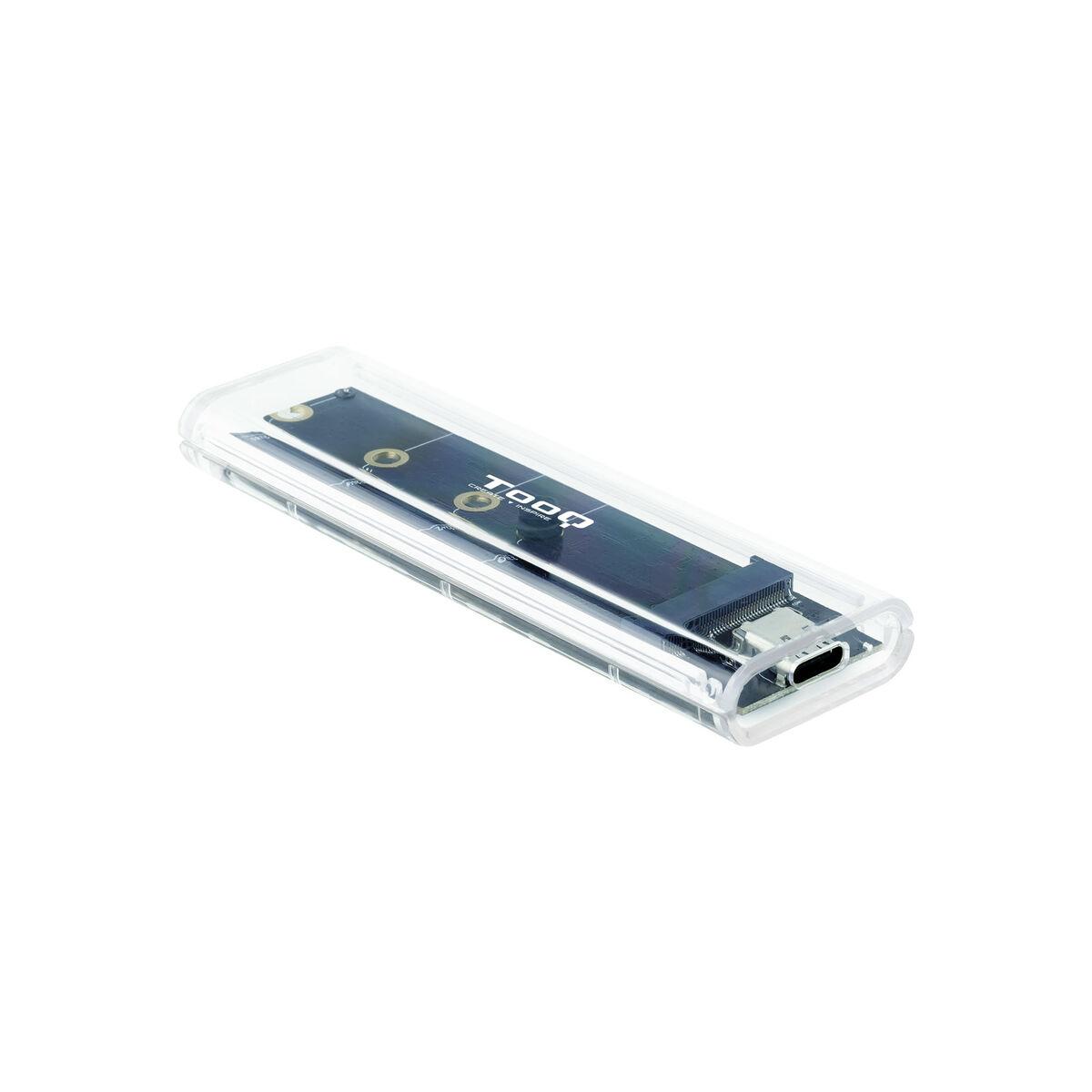 TooQ TQE-2200 M.2 NVMe SSD kabinet - USB-C (gennemsigtig)
