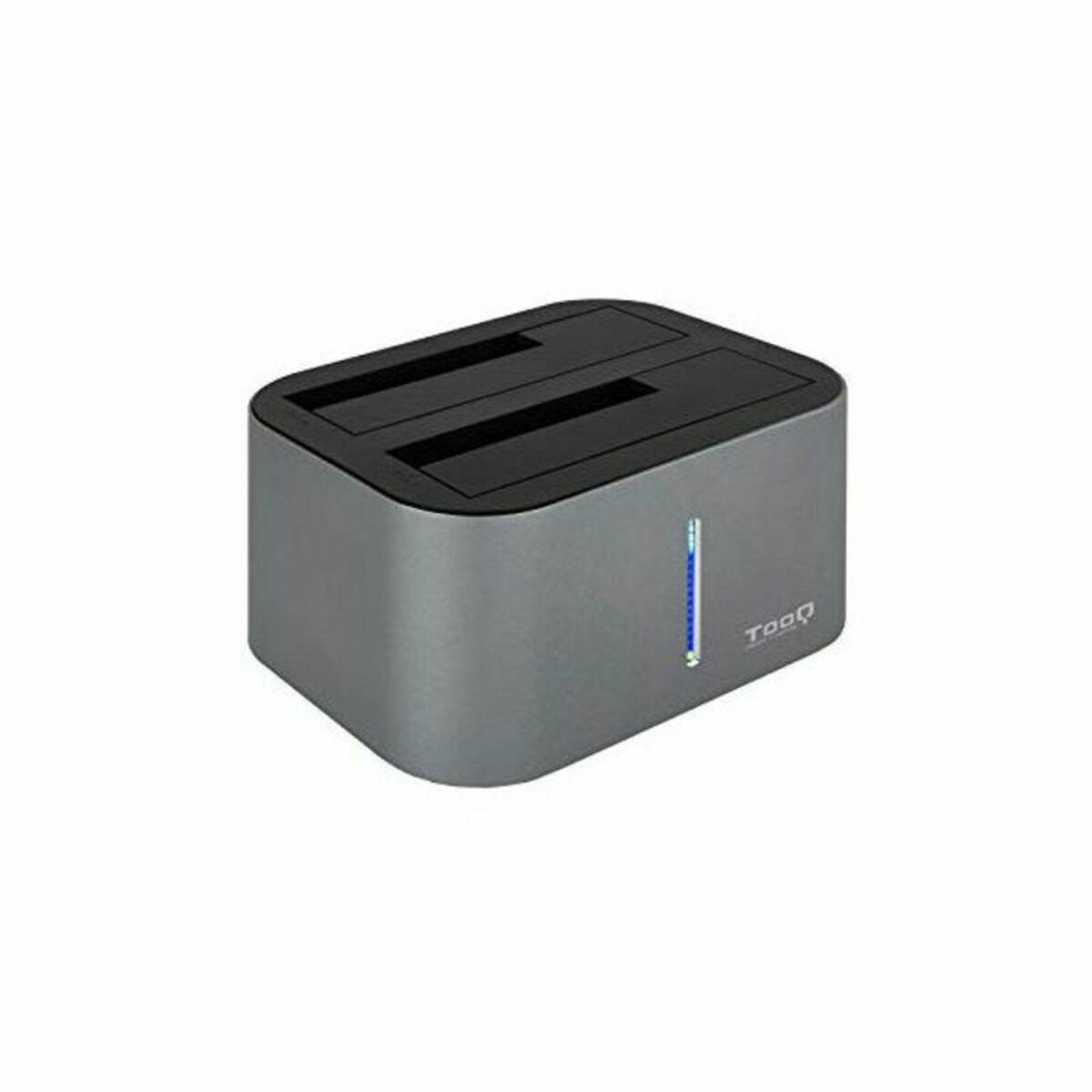 Dockingstation til harddiske TooQ Dual 2,5"/3,5" SATA USB 3.0 (grå)