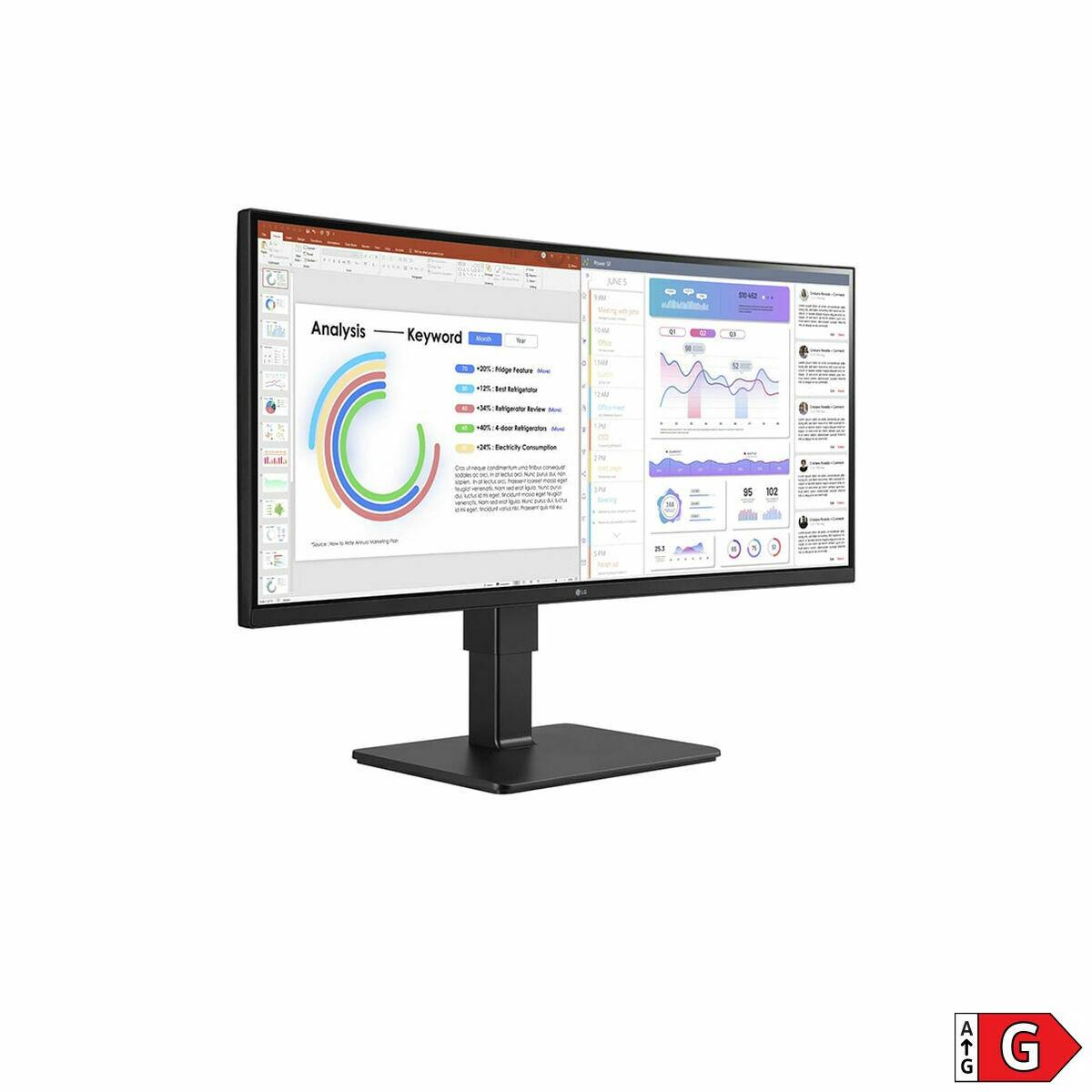 Skærm LG 34BQ77QC-B WQHD