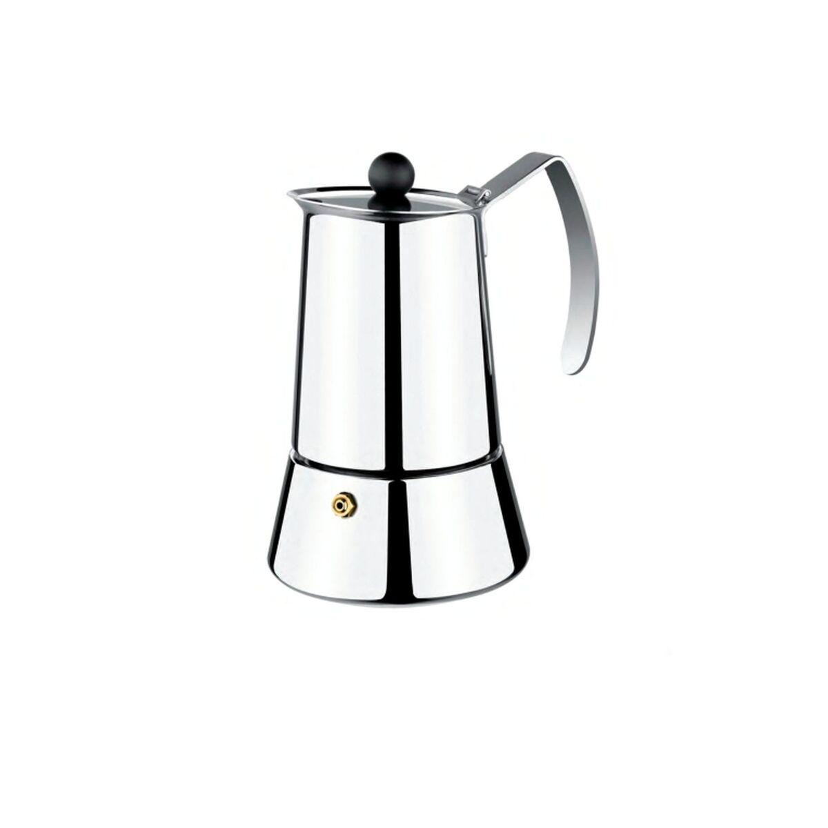 Monix M630010 italiensk kaffekande - rustfrit stål, sølv