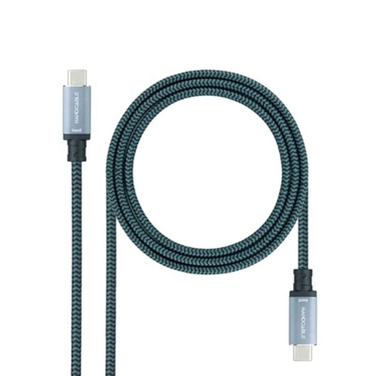 USB-C-kabel NANOCABLE 10.01.4101-COMB Grøn 1 m (1 enheder)