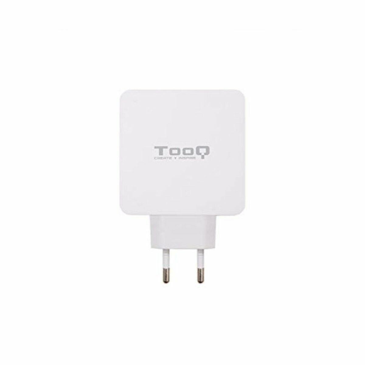 USB-oplader væggen TooQ TQWC-2SC03WT Hvid 48 W