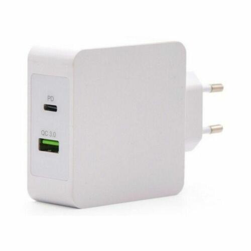 USB-oplader væggen TooQ TQWC-2SC03WT Hvid 48 W