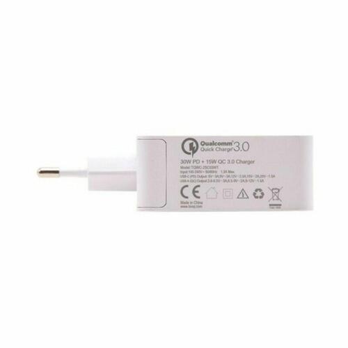 USB-oplader væggen TooQ TQWC-2SC03WT Hvid 48 W