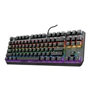 Gaming-tastatur Trust 24407 Sort Spansk qwerty