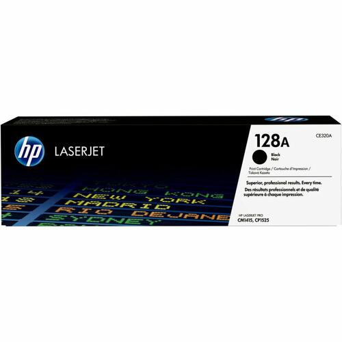 Original toner HP 128A Sort