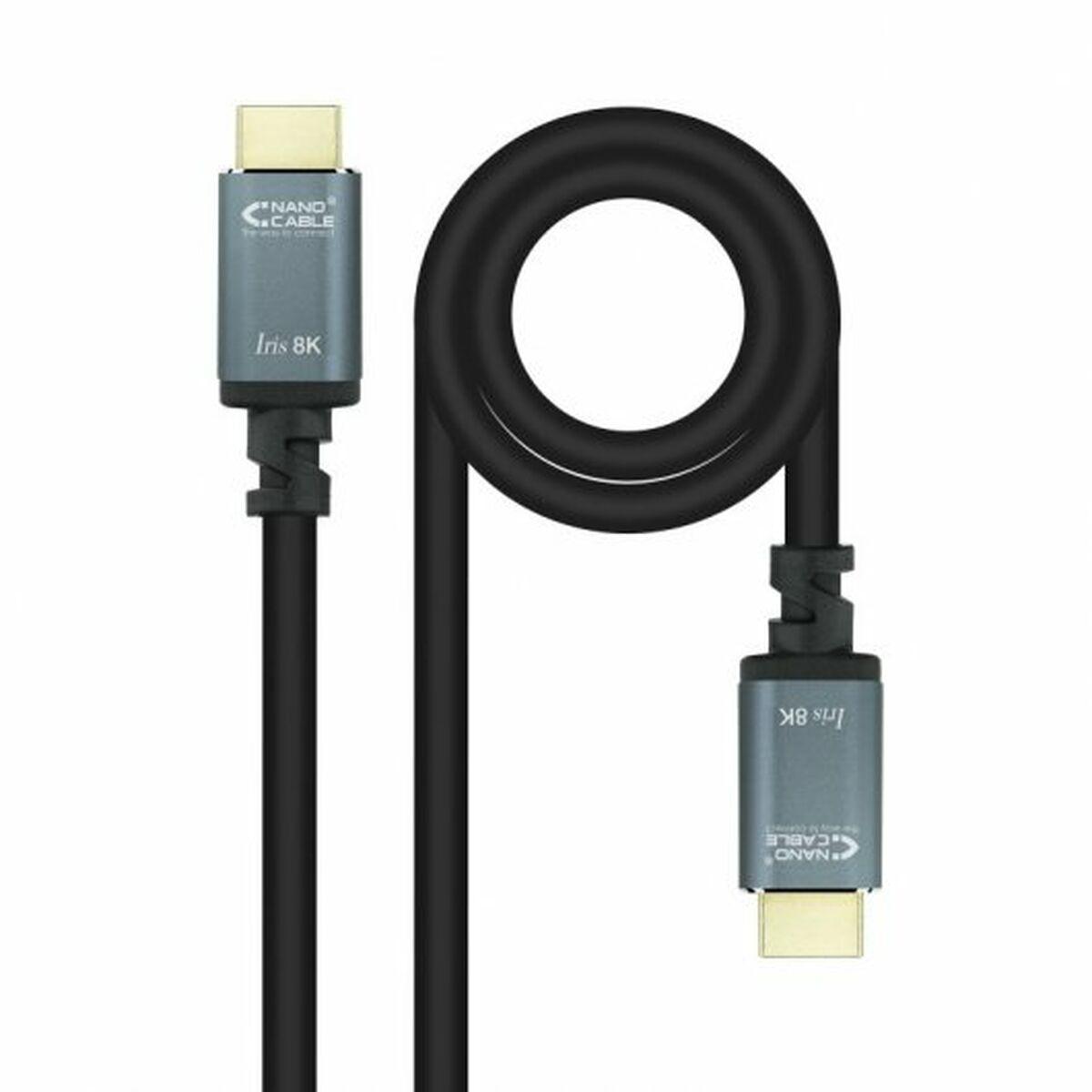 HDMI-kabel 2.1 NANOCABLE 10 m - Sort