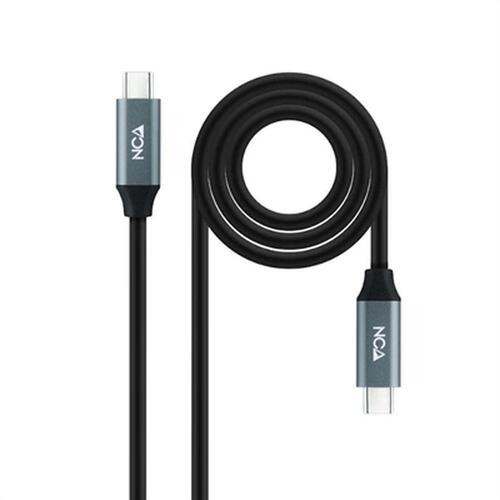 USB-C-kabel NANOCABLE 10.01.4300 50 cm Sort