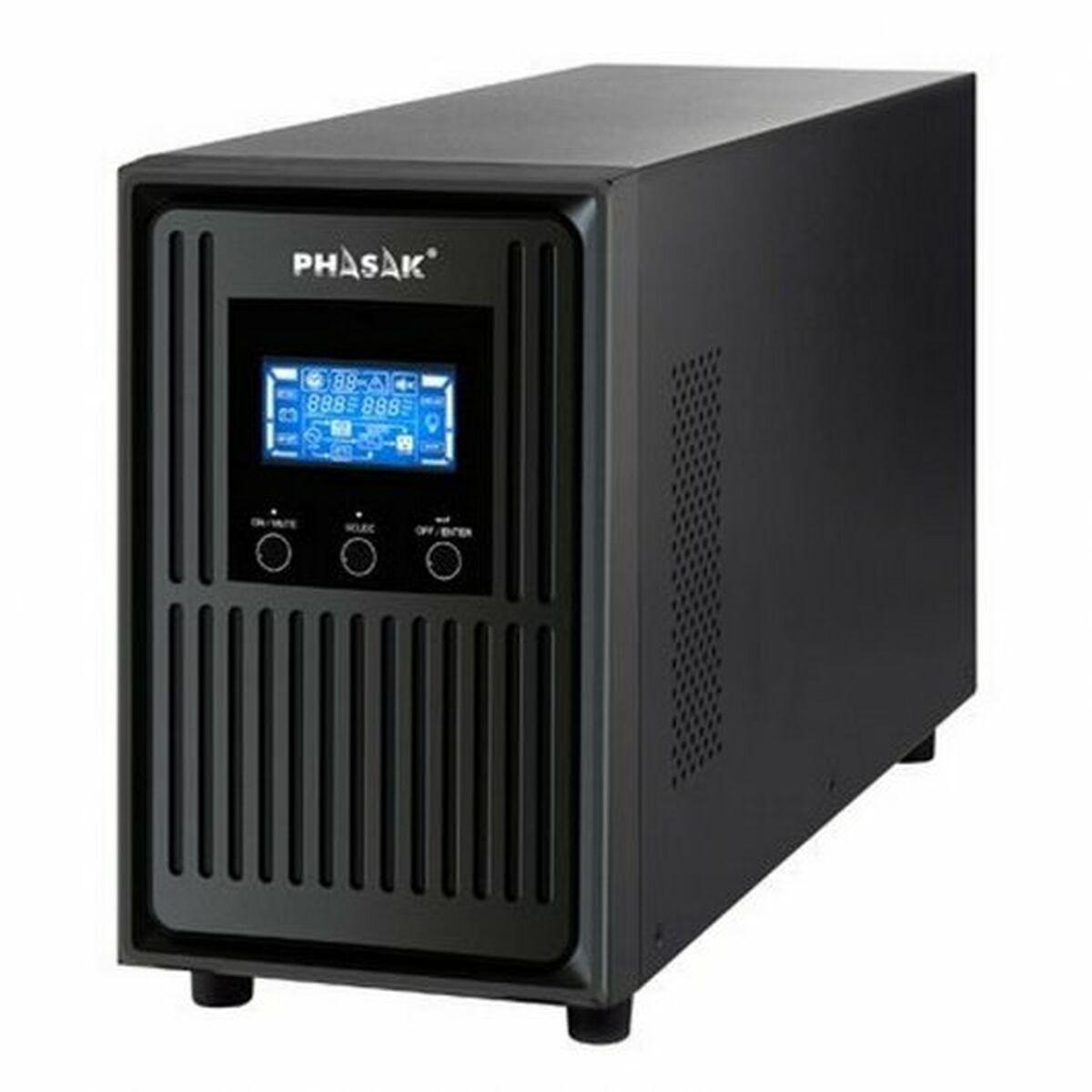 UPS strømforsyning - Phasak PH 9220, interaktiv, 1.800 W