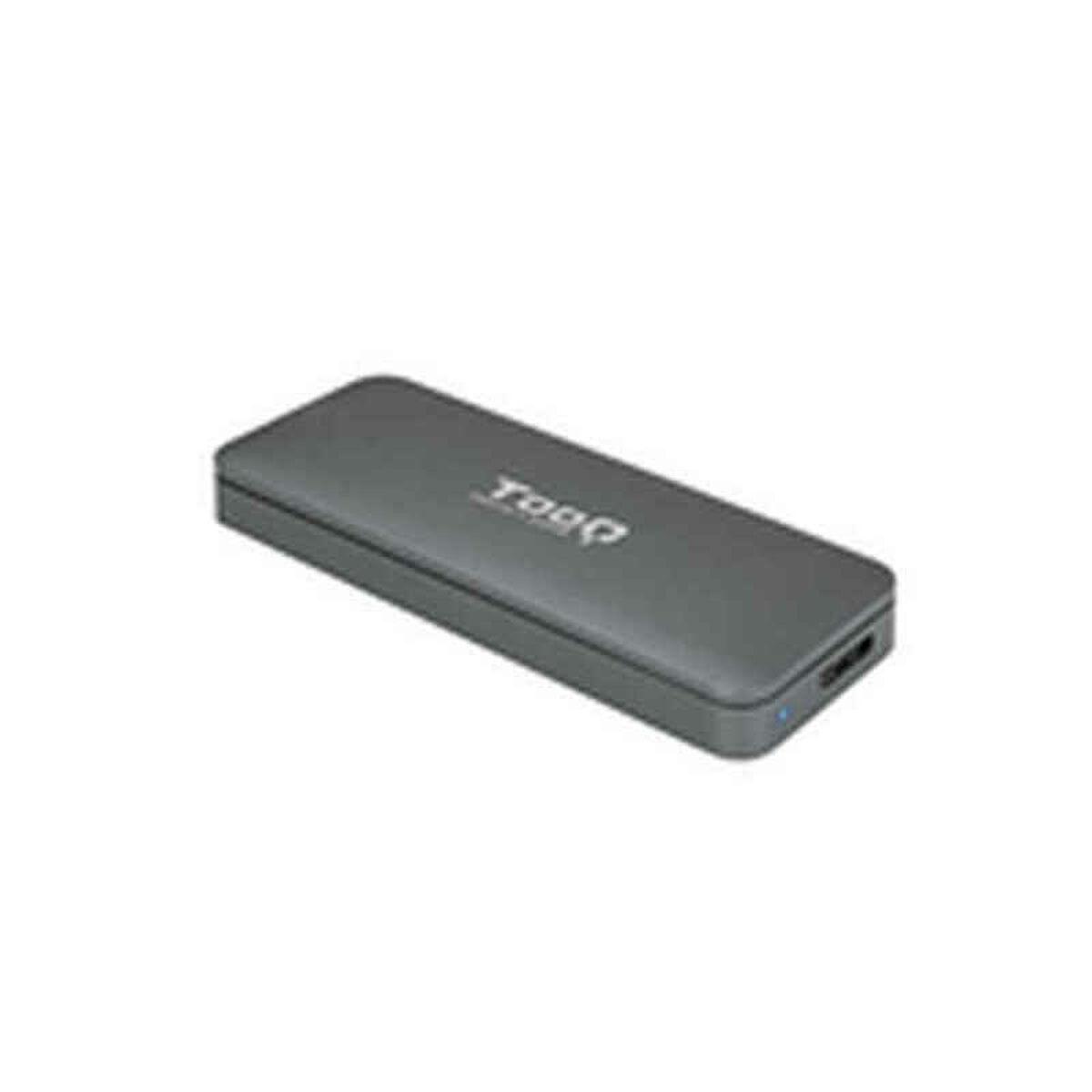 TooQ Ekstern Boks TQE-2281G til M.2 SSD, USB 3.1 - Grå