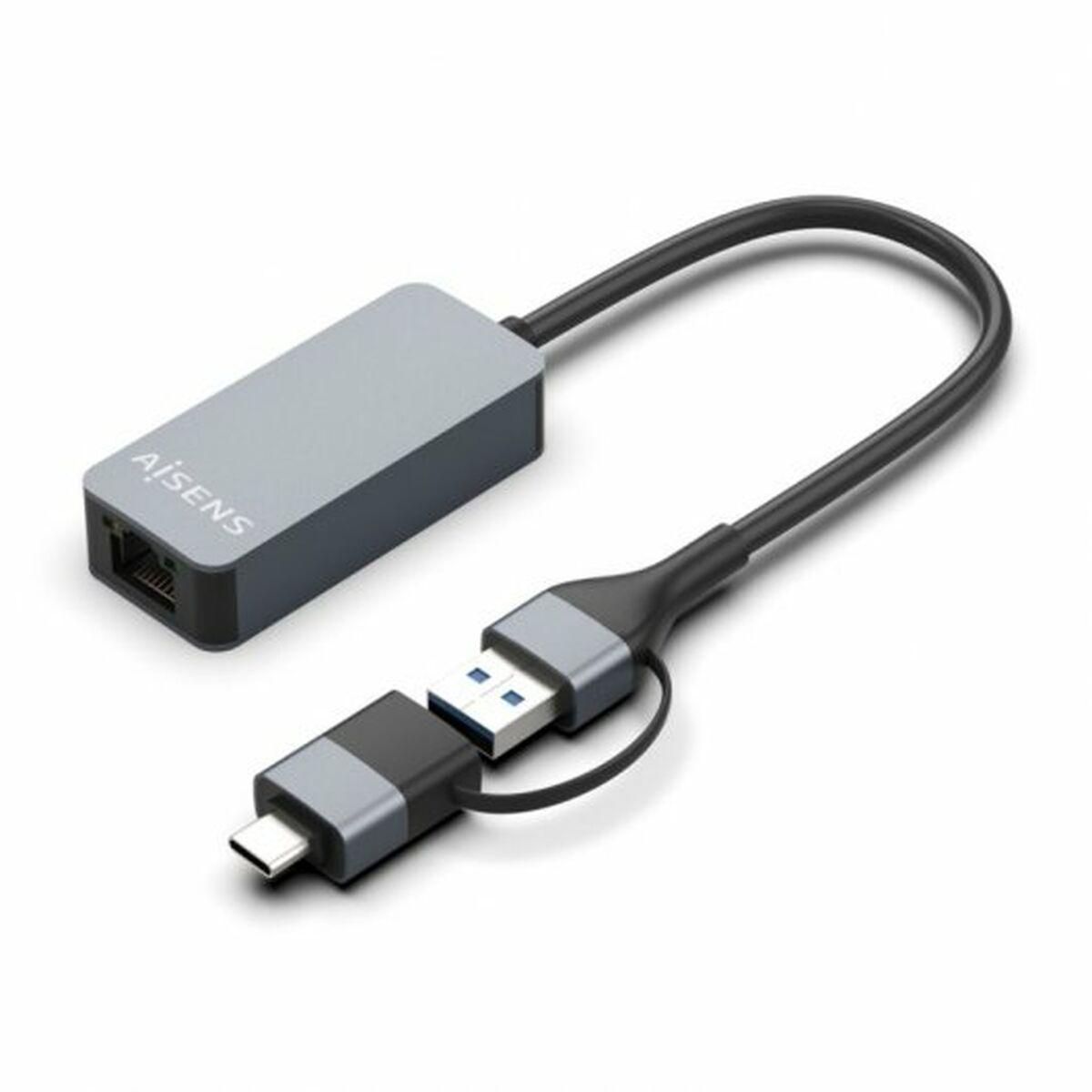 Aisens USB 3.2 til 2,5G Ethernet adapter A109-0710 - Grå