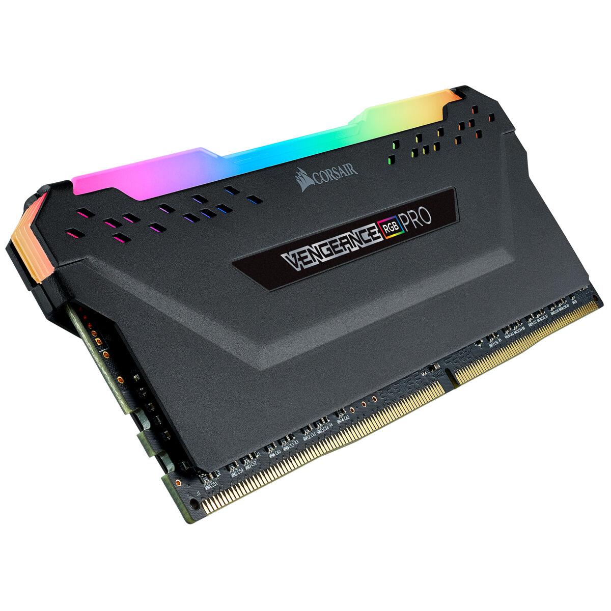 Corsair Vengeance RGB PRO DDR4-3200 - 8GB - CL16 - Single Channel (1 pcs) - Intel XMP - Sort med RGB