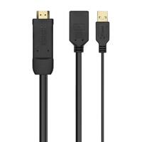 HDMI til DisplayPort-adapter Aisens A122-0642 Sort 10 cm