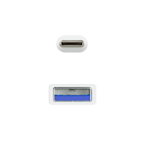 USB-C-kabel NANOCABLE 10.01.4001-L150-W Hvid 1,5 m (1 enheder)