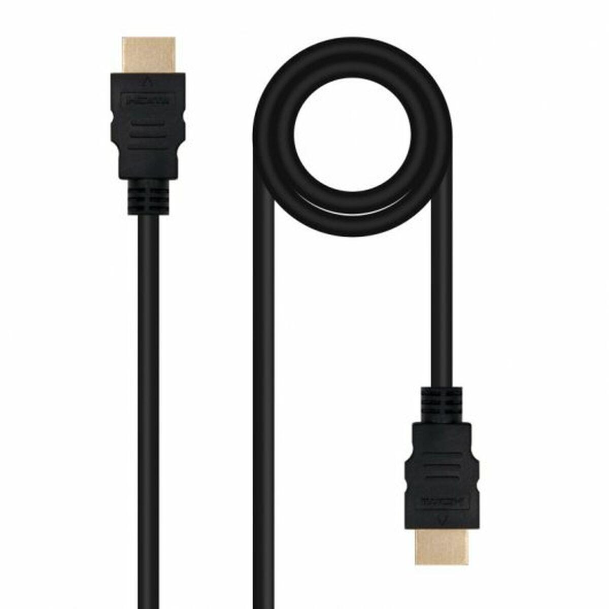 HDMI-kabel 10 m - NANOCABLE 2.0, 4K 60 Hz, sort
