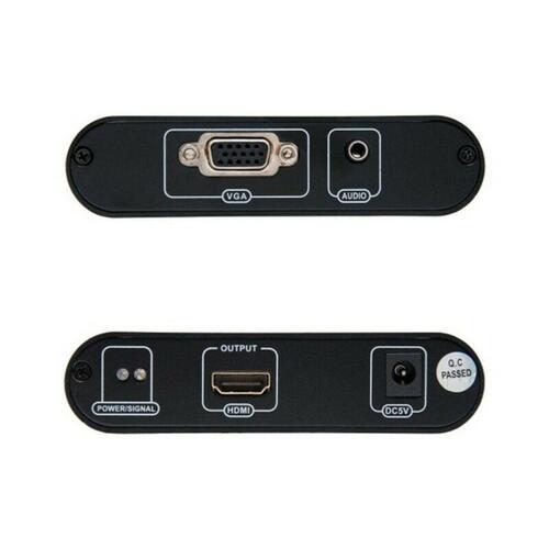VGA til HDMI-adapter med lyd NANOCABLE 10.16.2101-BK