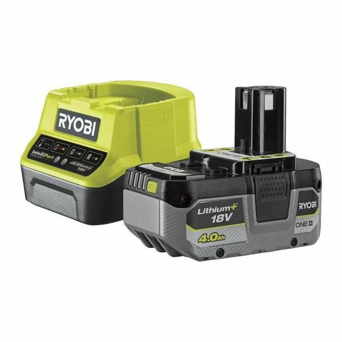 Oplader og genopladeligt batterisæt Ryobi 5133005091 18 V 4 Ah