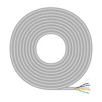 Kategori 6 Hard UTP RJ45 kabel Aisens A135-0743 Grå 500 m