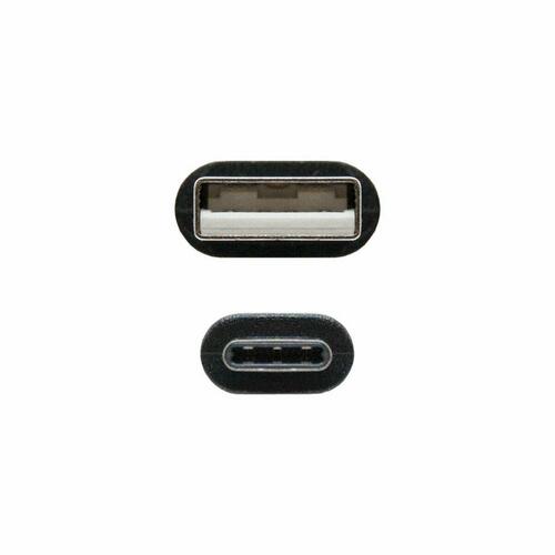 USB A til USB-C-kabel NANOCABLE 10.01.2103 Sort 3 m