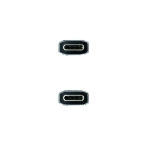 USB-C-kabel NANOCABLE 10.01.4103-COMB 3 m Sort Sort/Grå (1 enheder)