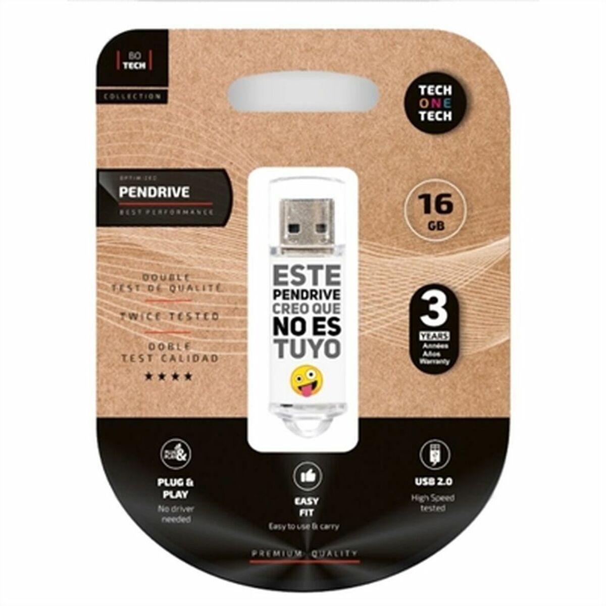 Tech One Tech USB-stik TEC4007 16 GB (USB 2.0)