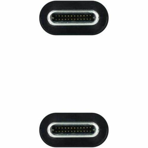 USB-C-kabel NANOCABLE 10.01.4101-L150 Sort 1,5 m (1 enheder)
