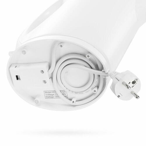 Kedel Tristar WK-3380 Hervidora 2200W Hvid Sort Plastik 2200 W 1,7 L