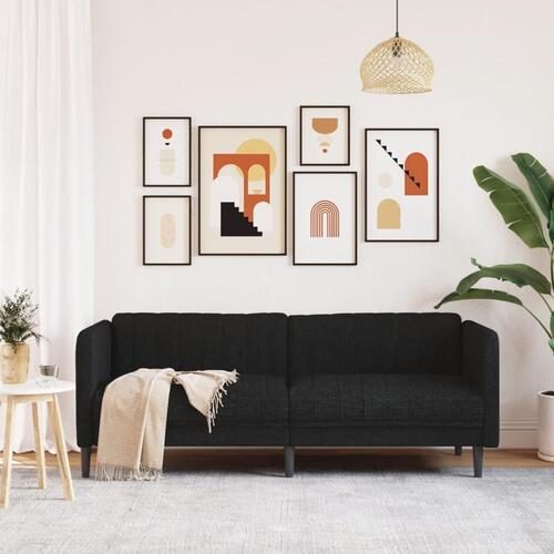 3-personers sofa stof sort