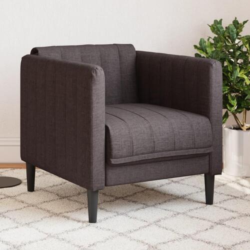 Sofastol stof mørkebrun